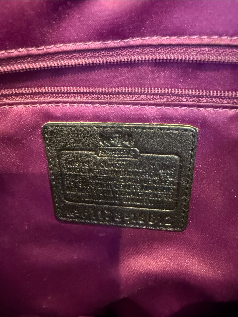 COACH MADISON ABIGAIL Black Pebbeled Leather Shoulder bag with Gold Hardware EUC - Picture 5 of 9